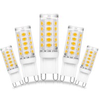 Ziomitus Dimmable G9 Led Bulbs Replace 30W 25W 20W Halogen,G9 3W 2700K Warm White Led T3 T4 Clear,Ac120V 0-100% Dimming G9 Led Bulbs 300Lm For Chandelier Ceiling Pendant Lighting,5Pack,No Flicker