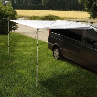 yourGEAR Motorhome Tarp 260x240 Canopy with Installation Poles for Caravan Bus Van Waterproof Car 5000mm