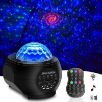 Star Light Projector, Tenei 2 In 1 Ocean Wave Night Light Projector With Remote Control, Galaxy Projector With Led Nebula Cloud With Music Player Speaker For Kids Teens Adults Bedroom