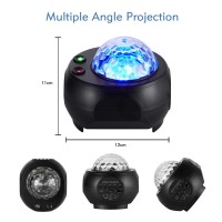 Star Light Projector, Tenei 2 In 1 Ocean Wave Night Light Projector With Remote Control, Galaxy Projector With Led Nebula Cloud With Music Player Speaker For Kids Teens Adults Bedroom