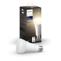 Philips Hue White A21 High Lumen Smart Bulb, 1600 Lumens, Bluetooth & Zigbee Compatible (Hue Hub Optional), Works With Alexa & Google Assistant, 1-Pack