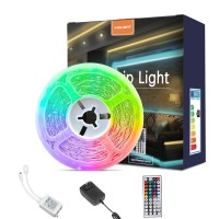 Xinlight Led Strip Lights 98Ft Rgb Color Changing Light Strip Kit With Remote And Control Box For Room Bedroom Tv Cupboard D