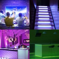 Xinlight Led Strip Lights 98Ft Rgb Color Changing Light Strip Kit With Remote And Control Box For Room Bedroom Tv Cupboard D