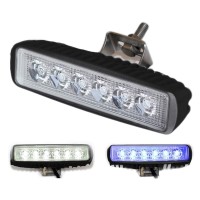 Wave One Marine Dual Color Led Boat Spreader Light Deck Flood Beam Stainless Hardware & Bracket Ip68 Waterproof Multicolor Bright High Lumen Output (Black Housing, White & Blue)