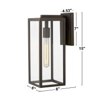 Bestshared Outdoor Wall Lantern, 15