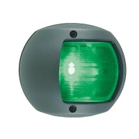 Perko LED Side Light Green 12V Black Plastic Housing