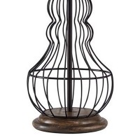 Add a stylish look to home decor by lighting up this amazing table lamp available in a set of 2 It features a metal body in a ground shape incorporating a 3 way switch for control and a tapered fabric shade that uses an A type bulb of 150 watt or 25 watt 