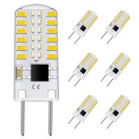 Taiyaloo G8 Led Bulb Dimmable, T4 Bi-Pin Jcd Type Base, 6000K Daylight White, 20W-25W Halogen Replacement For Under Cabinet Light, Under Counter Kitchen Lighting (6 Pack)