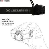 Ledlenser Mh8 Lightweight Rechargeable Headlamp With Removable Headstrap High Power Led 600 Lumens Backpacking Hiking Camp