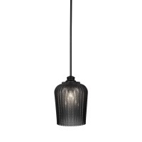 Cordova Stem Hung Pendant Shown In Matte Black Finish With 9