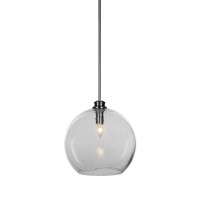 Kimbro Stem Hung Pendant Shown In Brushed Nickel Finish With 13.75