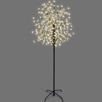 Netta 6Ft Led Cherry Blossom Tree Warm White, 300 Lights, Timer And 8 Functions- Indoor Or Outdoor Use