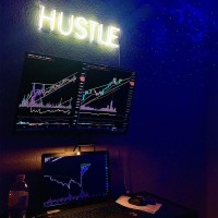 Hustle Led Neon Sign Novelty Light Wall Art Decorative Wall Hanging Sign For Bedroom Living Room Kids Room Party Home Decor Neon Night Light Usb Powered Large 19.7X4.9