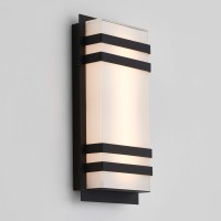 Artika Glow Box 13W Led Outdoor/Indoor Wall Light, Black Ideal For Porch, Garage, Living Room, Bedroom, Hallway - 430 Lumens, 3000 Kelvin, Made Of Steel