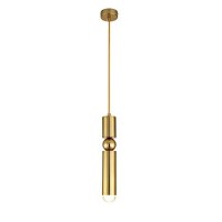 Lywins E26 Modern Gold Acrylic Nordic Pendant Light Fixture Ceiling Hanging Lights Spotlight For Kitchen Island Dining Room Lighting