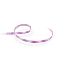 Philips Hue Indoor 3-Foot Smart Led Light Strip Plus Extension - Color-Changing Single-Color Effect - Requires Base Kit - Control With Hue App - Works With Alexa, Google Assistant And Apple Homekit