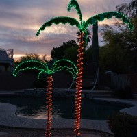 Features EyeCatching Design Adds A Festive Look To Your Outdoor Living Space Constructed With Quality Steel And A UVProtected Film For Lasting Vibrant Color Bright Safe And Energy Efficient LED Rope Lighting Collapsible Portable And Easy To Store Easy To 