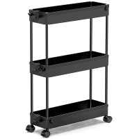 3D Illusion Lamp Er Storage Trolley 3-Tier Slim