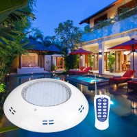 Submersible Led Lights With Remote Control, 45W 460Led Swimming Pool Wall Light Lamp Ip68 Waterproof Underwater Light Ac 12V For Underwater, Landscape, Garden, Fountains