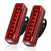 Ovetour Usb Rechargeable Bike Tail Light 2 Pack1200Mah Runtime 50 Hoursultra Bright Led Bike Rear Light5 Light Mode Optionsi