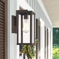 Odeums Outdoor Wall Lantern, Exterior Wall Mount Lights, Outdoor Wall Sconces, Wall Lighting Fixture (1 Pack)