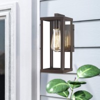 Odeums Outdoor Wall Lantern, Exterior Wall Mount Lights, Outdoor Wall Sconces, Wall Lighting Fixture (1 Pack)