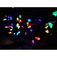 Colored Outdoor Christmas Lights Multicolor Led Holiday String Lights Indoor C3 Strawberry Mini Bulbs Mood Lighting Multicolor,18Ft 50Led Party Stranger Things Decorative Lights