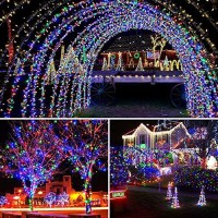 Ilikable Outdoor Decoration Lights Battery Powered Courtyard Decorative Lights 8 Modes Waterproof Decoration Lights For Holiday Wedding Party Home Yard -Colorful.