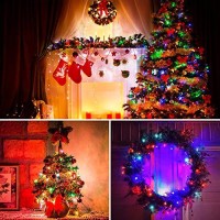 Ilikable Outdoor Decoration Lights Battery Powered Courtyard Decorative Lights 8 Modes Waterproof Decoration Lights For Holiday Wedding Party Home Yard -Colorful.