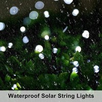 Blingstar Solar Christmas Lights 200 Led 75Ft String Lights 8 Modes Waterproof Fairy Lights Remote Control & Timer Cool White Solar Powered Christmas Lights For Indoor Outdoor Home Patio Decoration