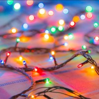 Solar Christmas String Outdoor - 2 Pack 72Ft 200 Led 8 Modes Outdoor String Lights, Waterproof Fairy Lights For Garden, Patio, Fence, Holiday, Party, Balcony, Christmas Decorations (Multicolor)