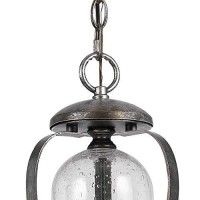 Benjara Bm226298 3 Bulb Chandelier With Scrolled Metal Frame And Glass Shades, Gray And Clear