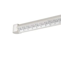 Benjara Bm226335 40 Watt Linear Metal Track Fixture With Adjustable Angles, White