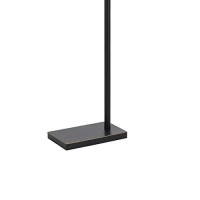 Benjara Bm226327 Tubular Metal Floor Lamp With 7 Watt Led And Adjustable Height, Black