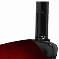 Benjara Bm226316 50 Watt Track Fixture With Swirl Pattern Glass Shade, Black And Red