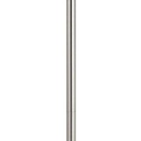 Benjara Bm226336 Metal Body Floor Lamp With Rectangular Tapered Shade, White And Silver