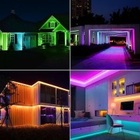 Meikee 25W Rgbw Led Wall Washer Light, Color Changing Led Strip Light With Rf Remote, Ip66 Waterproof 120V Rgb Led Light Bar For Outdoor Indoor Lighting Projects Wedding Church Party Stage