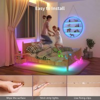 Lepro Led Strip Lights, 65.6Ft Music Sync Magiccolor Dreamcolor Light Strip With Remote, Christmas Gifts For Men & Women, 5050 Rgb Lights For Bedroom, Home, Gaming Room, Party, Wall Decorations