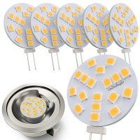 G4 Led Bulb Warm White 3000K 2W - 20 Watt Halogen Jc Bulb Replacement G4 Bi Pin Bulb - Led Appliance Bulb Range Hood 20W 12V G4 Base T3 - 12 Volt Ac/Dc Under Cabinet Puck Light Bulbs - 6 Pack