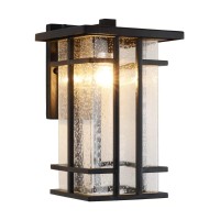 Rustic Outdoor Wall Light Fixture 13.8