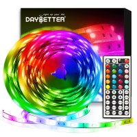 Daybetter Led Strip Lights 32.8Ft Kit With Remote And Power Supply Color Changing