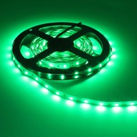 Coobatg Battery Operated Lights, Led Strip Lights Battery Powered, Battery Led Light With Led Light Battery Powered Flexible Ribbon Light, 300Leds Cool Warming-5M / 16.4Ft (Green)