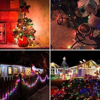 Jmexsuss 8 Modes Christmas Tree Lights Multicolor, 250 Led Multicolor Christmas Lights Indoor, 91.5Ft Green Wire Waterproof Christmas Lights Outdoor For Tree Party Garden Patio Christmas Decoration