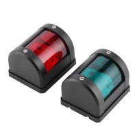 Navigation Signal Light,Pair Of Ip66 Signal Lamp Red Green Led Navigation Warning Light Replacement For Marine Boat Yacht 12V