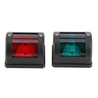 Navigation Signal Light,Pair Of Ip66 Signal Lamp Red Green Led Navigation Warning Light Replacement For Marine Boat Yacht 12V