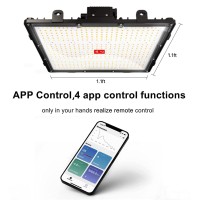 Hyperlite Groplanner Led Grow Light Gp1500 App Dimmable, 756Pcs Leds 3X3Ft Growing Lamp,Full Spectrum 150W Growing Lamps Board Daisy Chain For Indoor Plants Seeding Veg,Greenhouses Grow Tent.