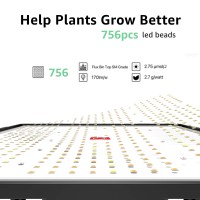 Hyperlite Groplanner Led Grow Light Gp1500 App Dimmable, 756Pcs Leds 3X3Ft Growing Lamp,Full Spectrum 150W Growing Lamps Board Daisy Chain For Indoor Plants Seeding Veg,Greenhouses Grow Tent.