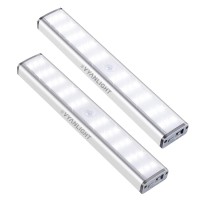 Vyanlight Motion Activated Light, Wireless Led Lights With 30 Leds, Built-In Battery, And 4-Modes, Stick-On Anywhere Magnetic Night Light Bar For Closet Hallway Stairway, Dimmable Led, 2 Pack