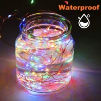 Koxly 4 Pack 20Ft 60 Led Fairy Lights With Remote Timer Waterproof Christmas Decor Battery Operated Twinkle Firefly Lights For Bedroom, Garden, Easter, Party, Christmas Indoor And Outdoor Decorations