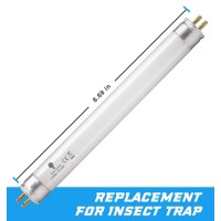 2 Pack 6 Watt Replacement Bulbs F6T5/Bl Fluorescent Tube G5 Base 9 Inch Full Length Replacement For Dt2000Xl And Dt2000Xlp And Dt3012